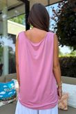 Essential Jersey Layering Vest Indian Pink